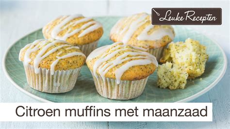 Citroen Muffins Met Maanzaad YouTube