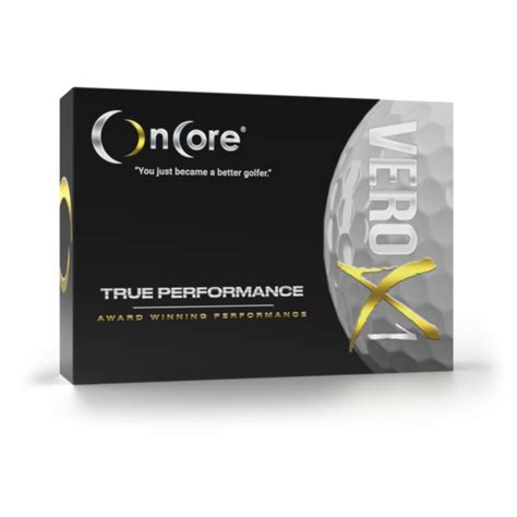 OnCore VERO X1 Golf Balls 1 Dozen OnCore Golf