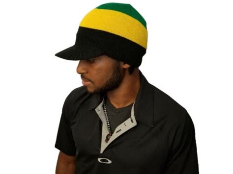 Marley Rasta Skull Beanies Hat Winter Billed Jamaica Skull Knit Cap