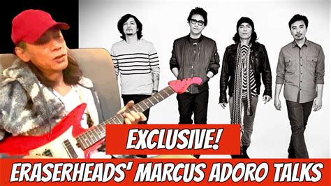 REAL TALK WITH ERASERHEADS MARCUS ADORO YouTube