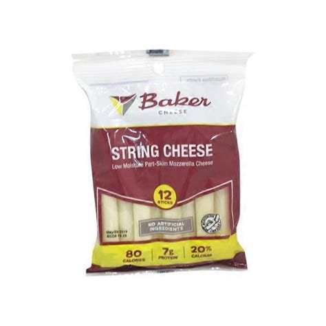 Baker Cheese String Cheese Nutrition - Nutrition Pics