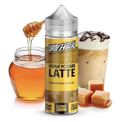 Drip Hacks Honeycomb Latte Longfill Ml