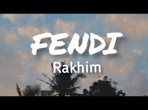 Fendi Rakhim Easy Lyrics Tiktok Song 2020 YouTube