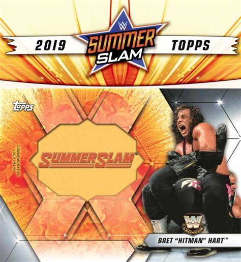 2019 Topps Wwe Summerslam Checklist Set Info Boxes Date Reviews