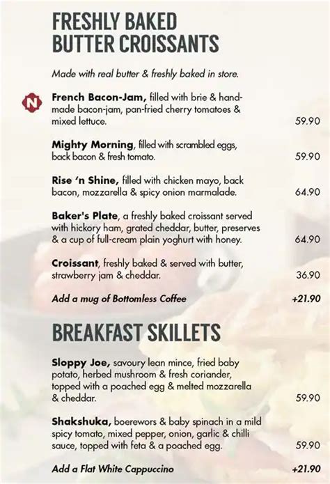 Mugg & Bean Menu, Menu for Mugg & Bean, Moreletapark, Pretoria - Zomato SA