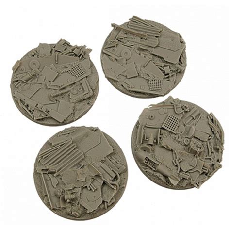 Podstawki Micro Art Scrapyard Bases Round 55mm 1