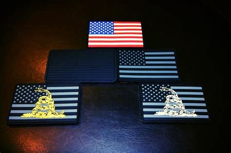 Subdued American Flag PVC Patch - Overwatch Designs