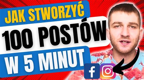 100 Postów na Facebooka i Instagrama w 5 Minut Odkryj Moc AI i Canvy