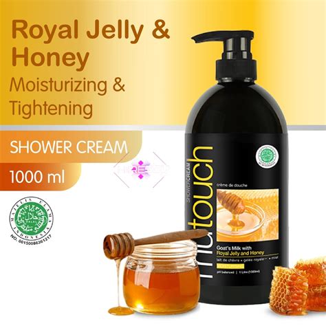 Jual Mutouch Goat S Milk Shower Cream Royal Jelly And Honey Ml