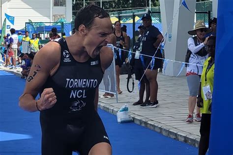 Jeux Du Pacifique Hugo Tormento Assomme La Concurrence En Aquathlon