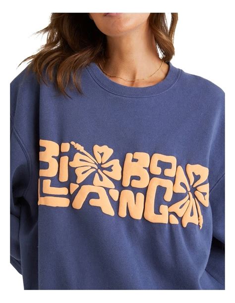 Billabong Tiki Vibes Kendall Crew In Blue Surf Myer