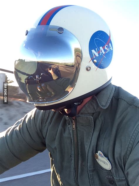 The Tribute Motorcycle Helmet From Nasa 9gag