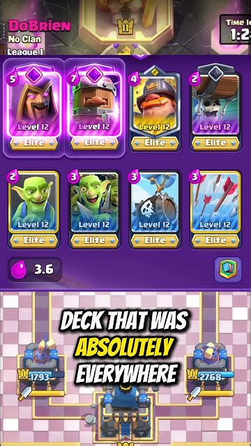 Most Fun Evolved Goblin Giant Deck In Clash Royale Youtube