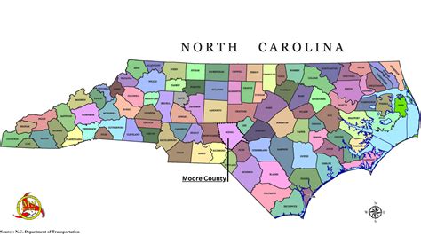 Moore-County-map - North Carolina Health News