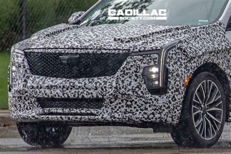 Refreshed 2024 Cadillac Xt4 Spy Shots Reveal All New Front End Design