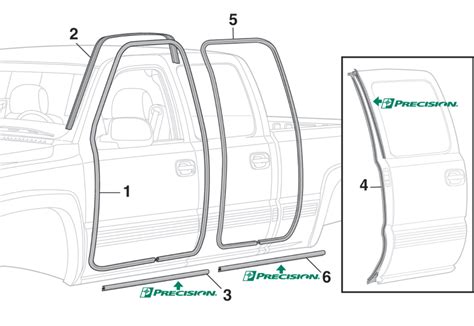 Chevy And Gmc Trucks And Suvs 1999 2013 Pickup Door Seals Lmc Truck