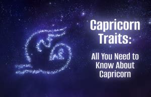 Capricorn Personality Traits All You Need To Know About Capricorn