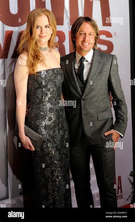 Nicole Kidman Left And Keith Urban Arrive At The 45th Annual Cma