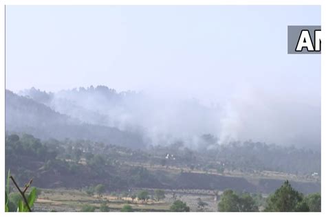 Massive Fire Breaks Out in Different Forest Areas of JK