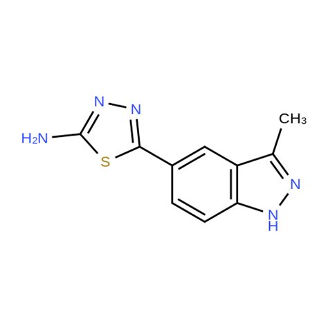 Methyl H Indazol Yl Thiadiazol Amine Ambeed