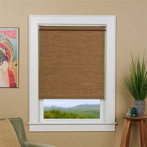 Roller Shades for Windows, Textured Natural Cordless Roller Shade