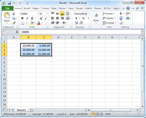 Excel Formula Subtract Two Columns Nenolf