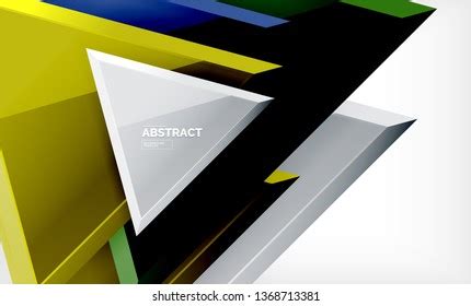 Formas D Geom Tricas Tecnol Gicas Futuristas Fondo Vector De Stock