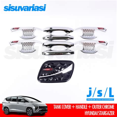 Jual Hyundai Stargazer Aksesoris JSL Paket Tank Cover Handle Outer