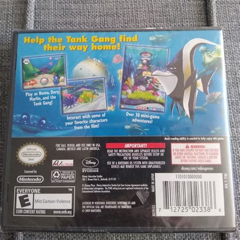 Disney Video Games And Consoles Finding Nemo Nintendo Ds Escape To