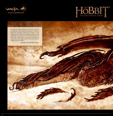 Image Smaug Concept Art The One Wiki To Rule Them All Fandom