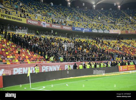 Romanian Fans During Euro 2024 Qualification Game Romania Vs Kosovo 12