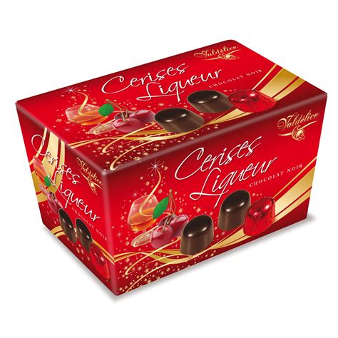 Chocolat liqueur cerises le ballotin de 250g à Prix Carrefour