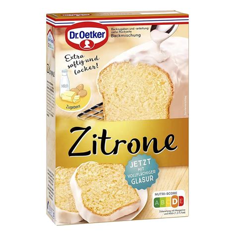 Dr Oetker Zitrone Backmischung F R Kaufland De