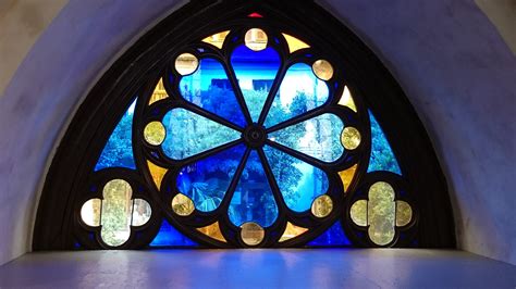 Free Images Architecture Ceiling Blue Material Stained Glass Circle Symmetry Stained