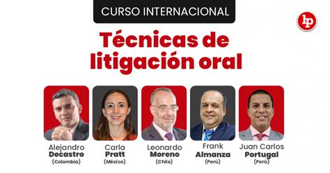 Curso internacional en técnicas de litigación oral Inicio 3 de marzo