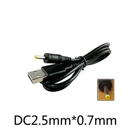 Usb Male To Dc 2 5 2 5mm 0 7mm Charging Cable 70cm Usb 2 0 Charge Cable