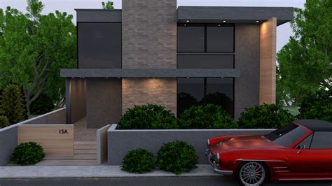 Modern House 3D Model $8 - .fbx .blend - Free3D