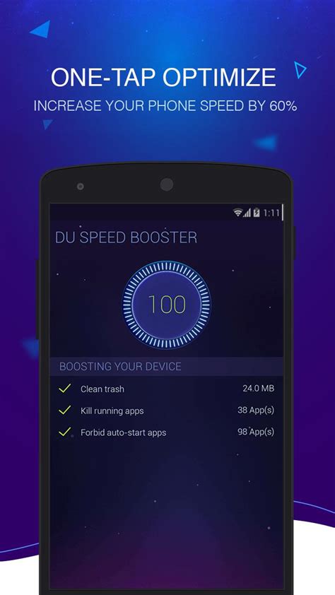 DU Speed Booster Mobile App | The Best Mobile App Awards