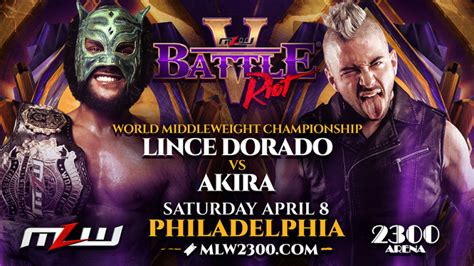 MLW Announces Middleweight Title Bout For Battle Riot V On 4 8