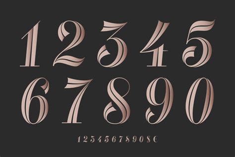 Free Vectors | Handwritten font numbers - Worksheets Library