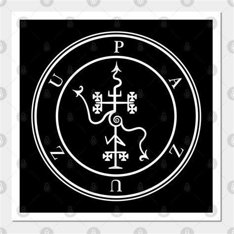 Seal Of Pazuzu By Sfpater Sketch Tattoo Design Magic Symbols Print