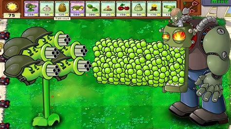 Plants Vs Zombies Hack Team Gatling Pea Potato Mine Vs Gargantuar