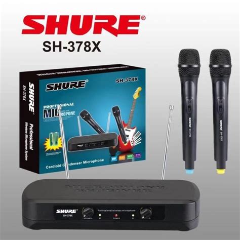 Shure Sh 378 Sh378x Microphone Wireless Lazada Ph