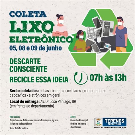 Coleta Lixo Eletrônico Prefeitura Municipal De Terenos