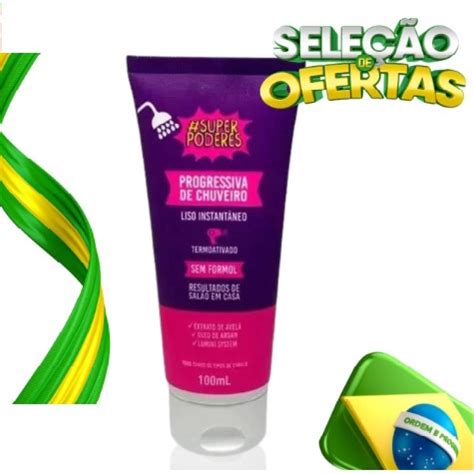 Progressiva De Chuveiro Sem Formol Super Poderes Cabelo Liso