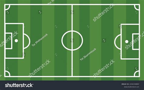 Soccer Field Soccer Field Graphic Design Stock Vector (Royalty Free ...