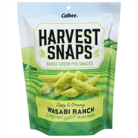 Harvest Snaps Wasabi Ranch Green Pea Snack Crisps 3 3 Oz Kroger