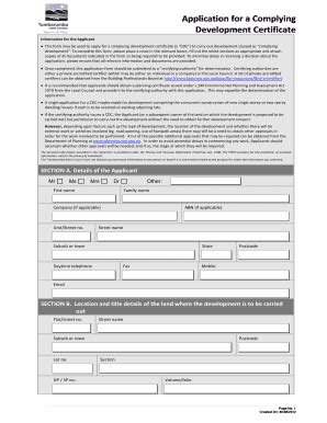 Fillable Online Tumbashire Nsw Gov Application For Complying