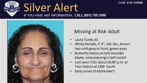 Silver Alert Issued For Missing Salt Lake City Woman