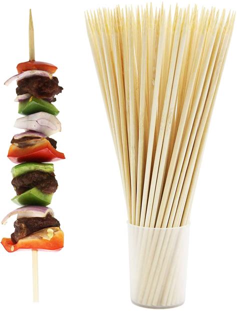 1200 X WOODEN SKEWERS BULK 40cm X 5mm BBQ Meat Kebab Bamboo Skewer